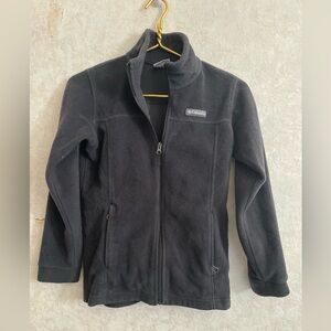 Columbia kids medium 10-12 black fleece jacket